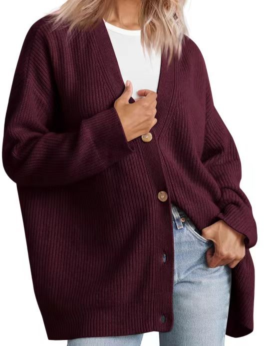 Cardigan femme automne rayures moderne