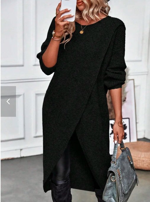 Robe pull élégante mode femme
