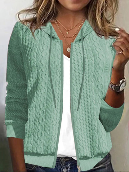 Gilet pour femme en maille torsadée qualité douce