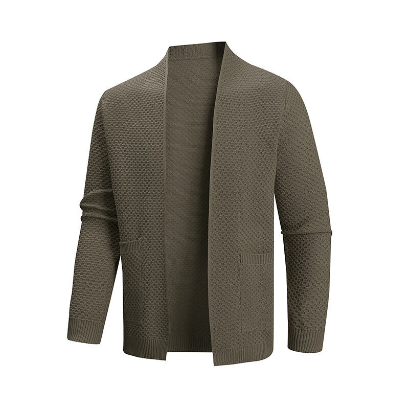 Cardigan homme moderne motif texturé pratique