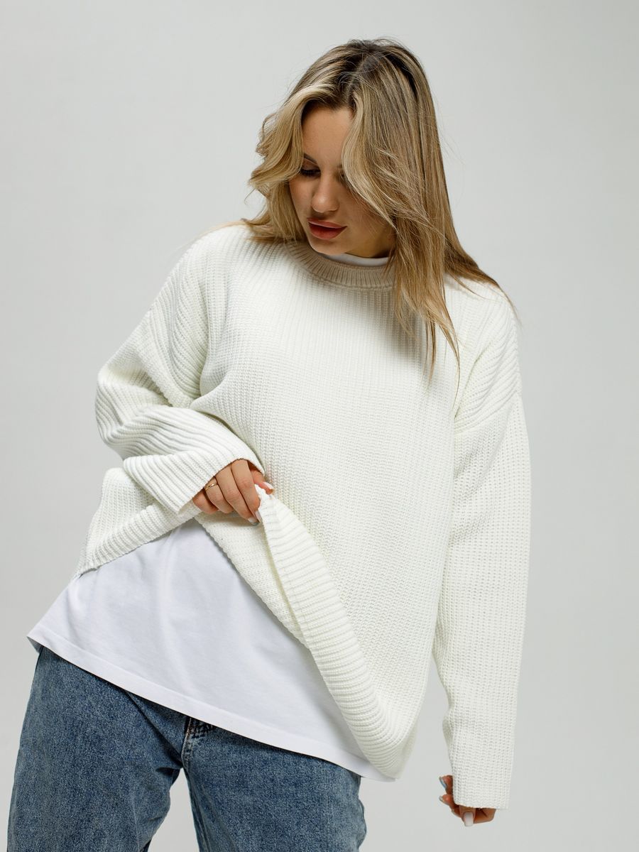Pull pour femme grande taille tricoté