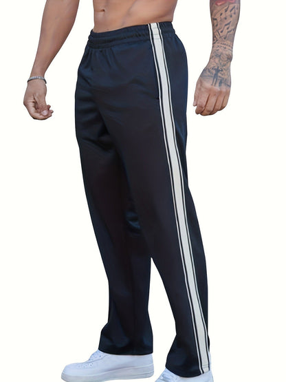 Pantalon de sport homme avec bandes latérales design moderne