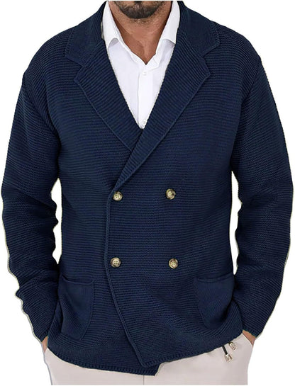 Cardigan Homme Moderne Tendance Avec Poches