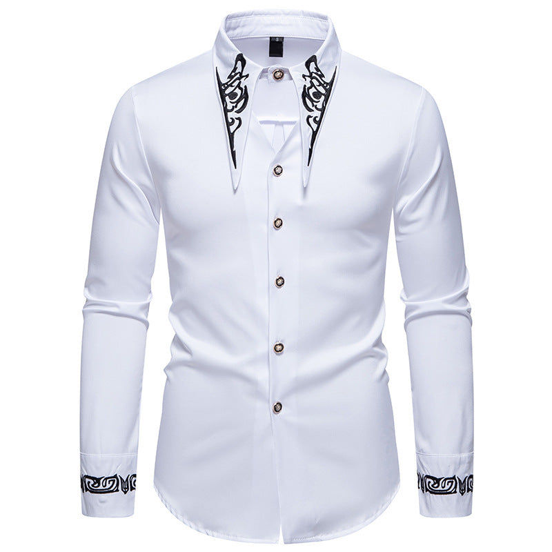 Chemise homme coupe moderne col design