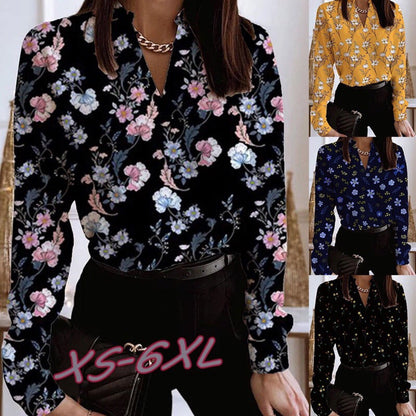 Damenbluse Floral Elegant Schmal - IdealeKleiden