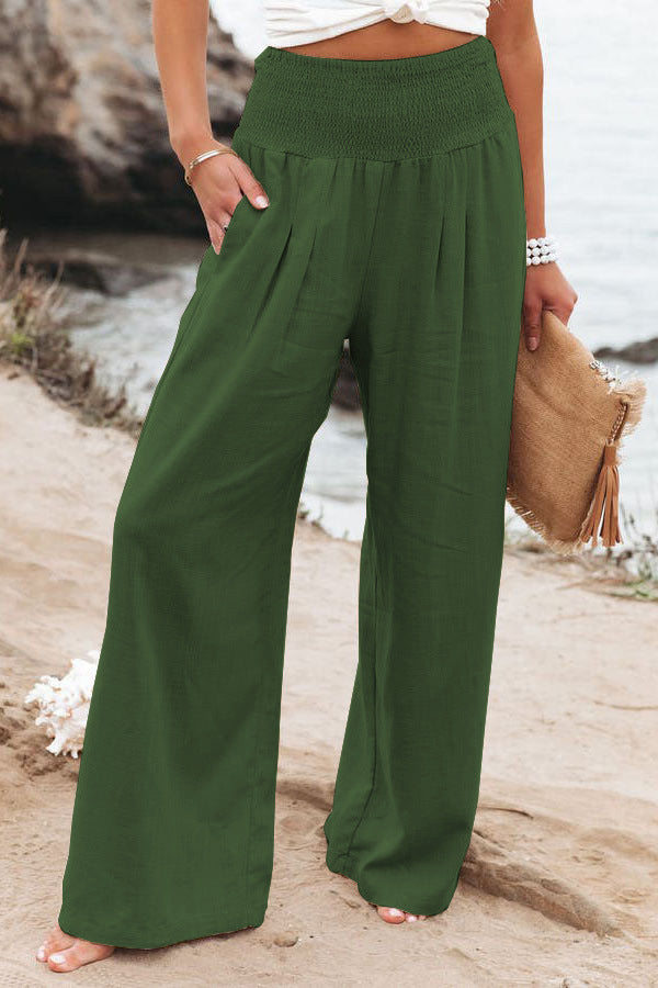 Pantalon en lin femme confortable et élégant