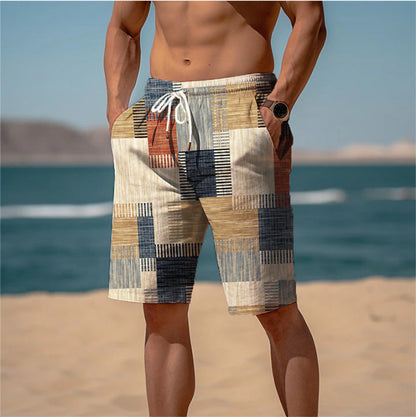 Short de bain pour homme au design graphique moderne