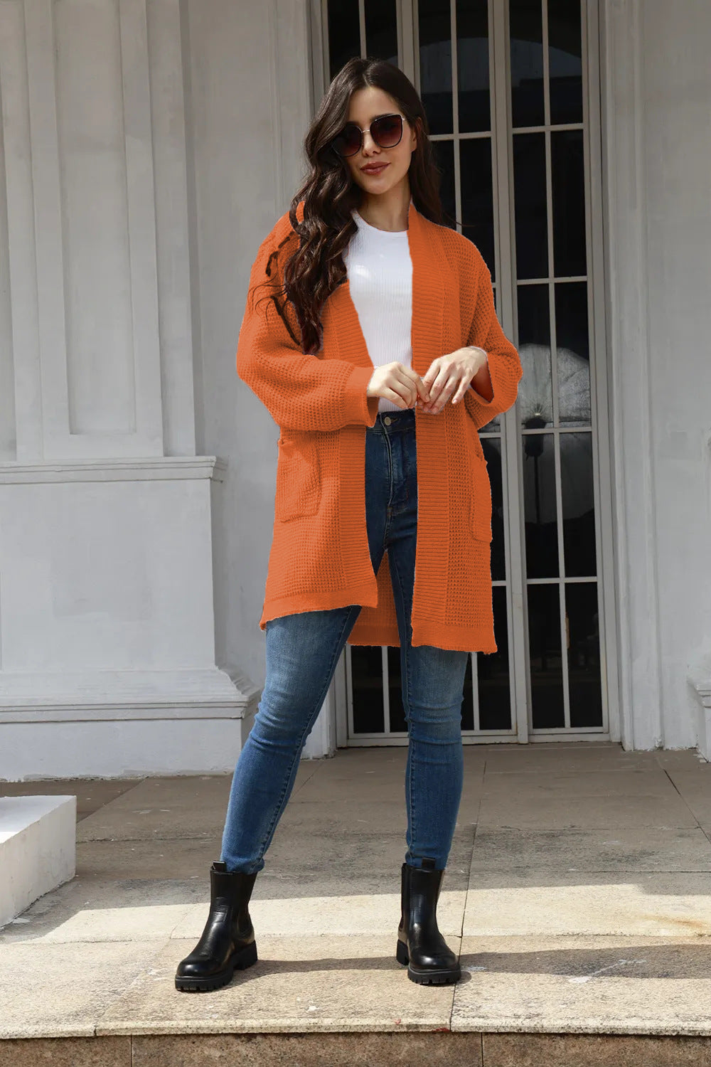 Cardigan Élégant Grande Taille pour Femme