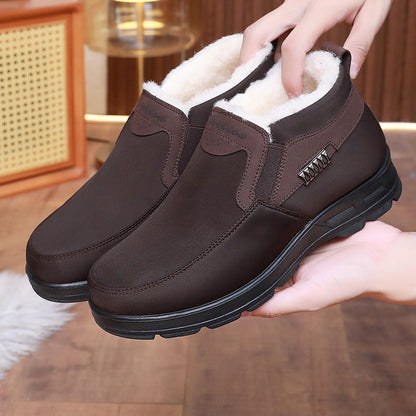 Damen Winterstiefel Weich Innenfutter Rutschfest - IdealeKleiden