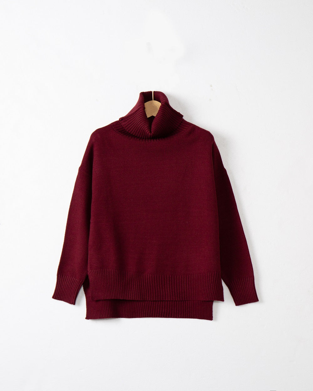 Pull pour femme Col roulé confortable Moderne