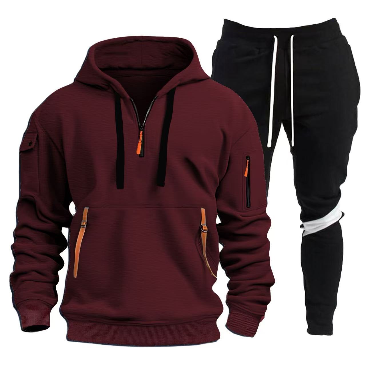 Ensemble de survêtement homme sweat à capuche et pantalon de jogging