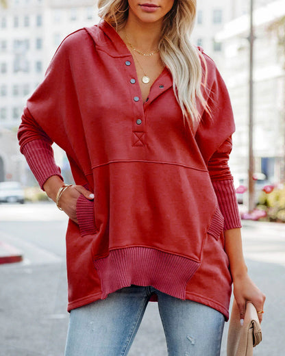 Sweat-shirt à capuche oversize confortable et stylé pour femme