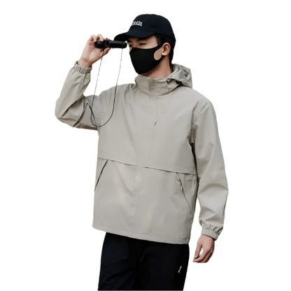 Veste d'extérieur imperméable légère pour homme