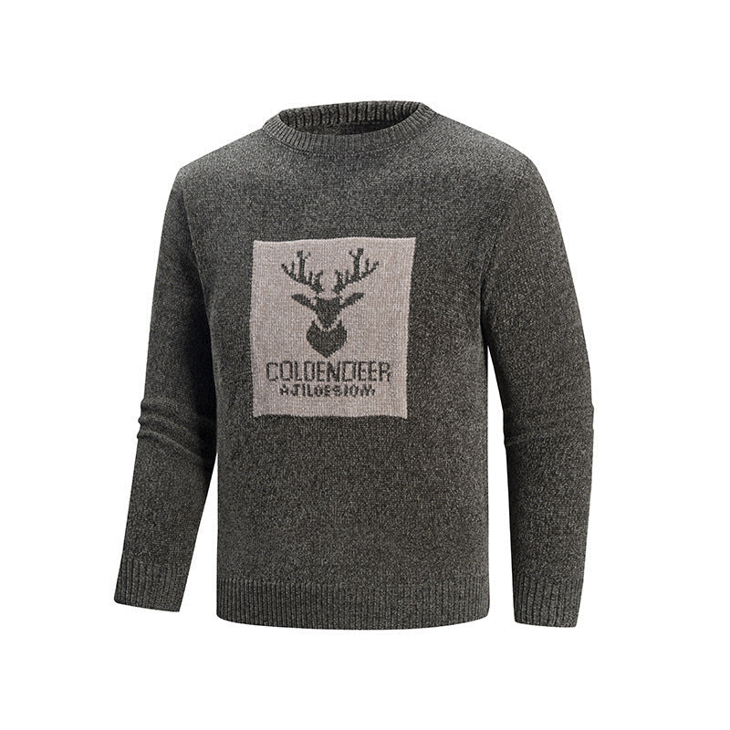 Pull-over homme motif graphique style tendance