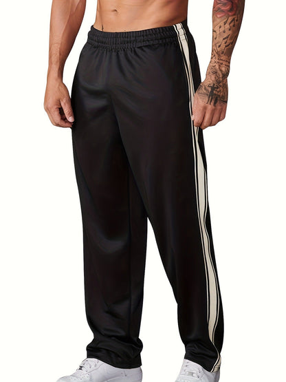 Pantalon de sport homme avec bandes latérales design moderne
