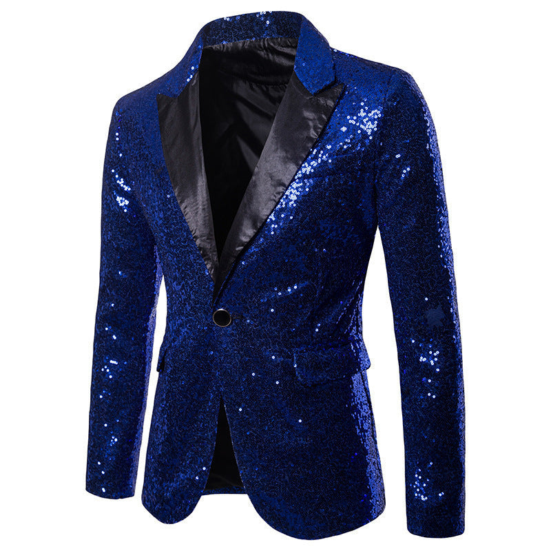 Blazer homme à paillettes design de luxe élégant