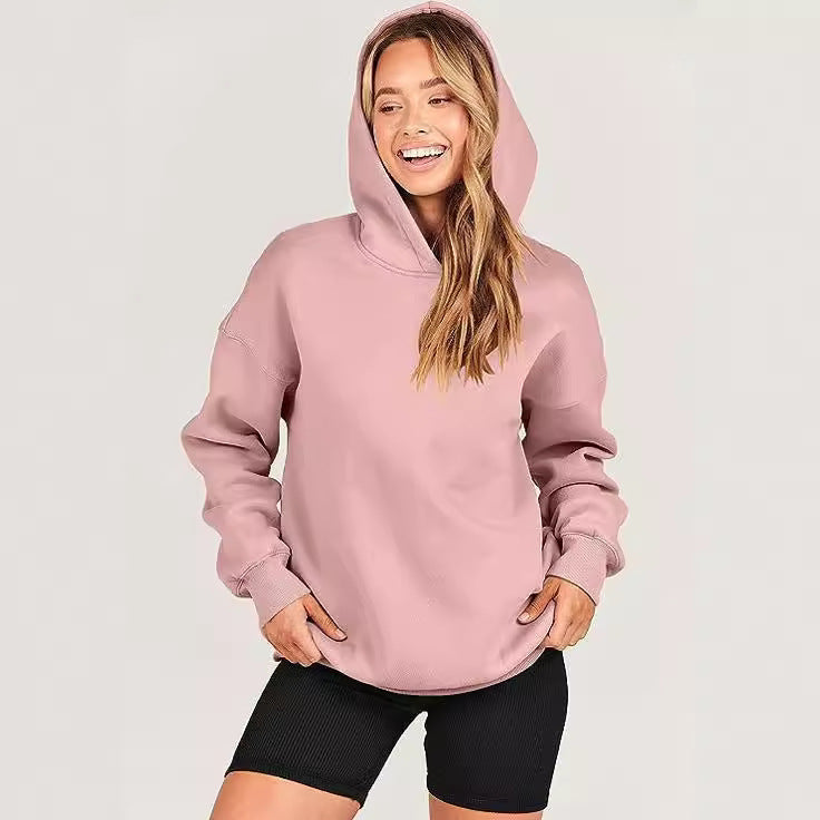 Damen Oversized Kapuzenpullover Lässig Große Größen - IdealeKleiden