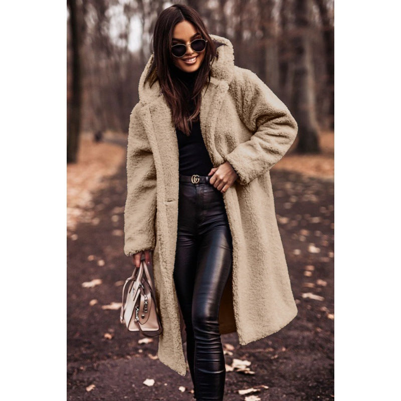 Manteau oversize femme doux et confortable