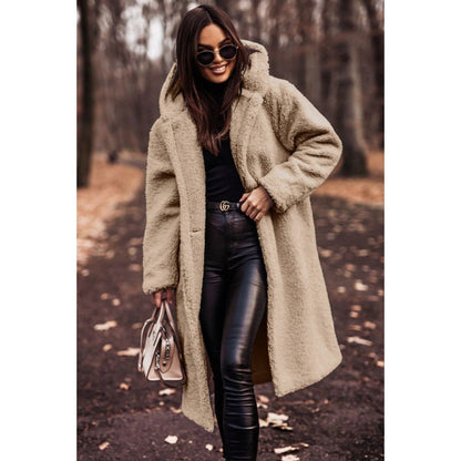 Manteau oversize femme doux et confortable