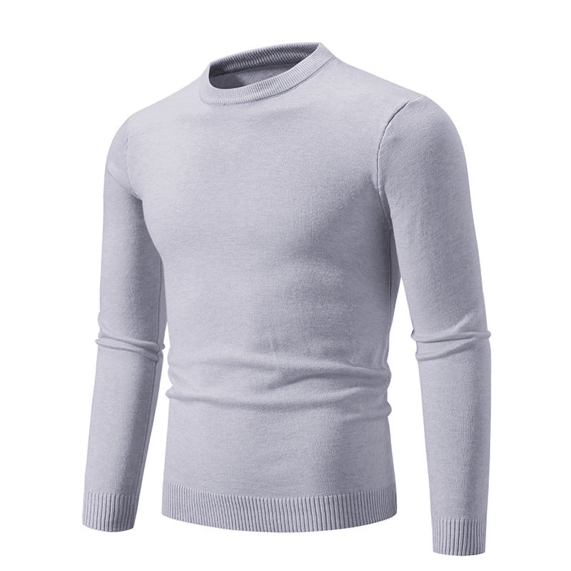 Pull fin pour homme col rond design élégant