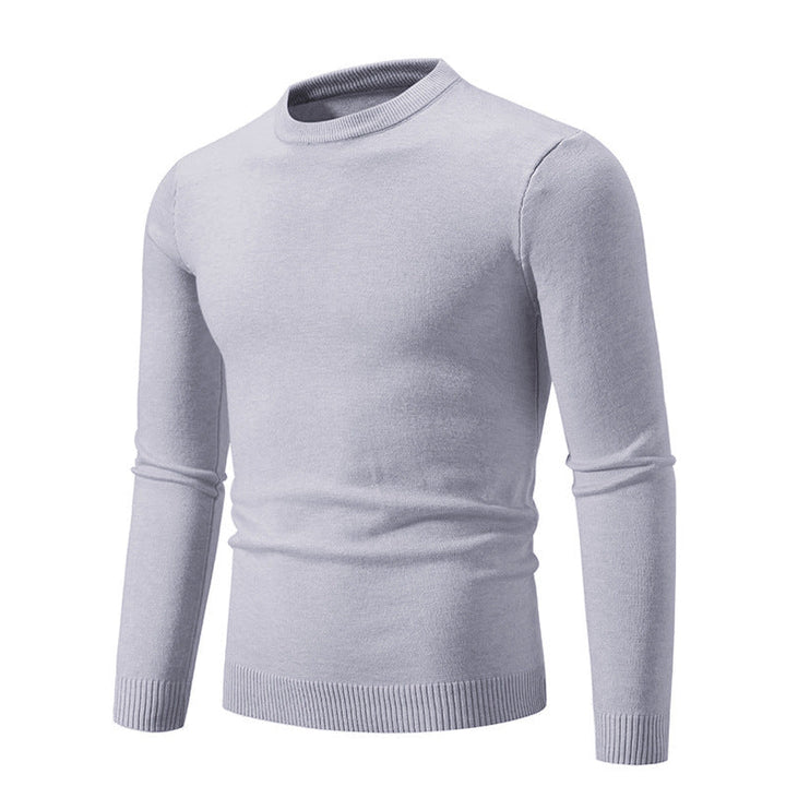 Pull fin pour homme col rond design élégant