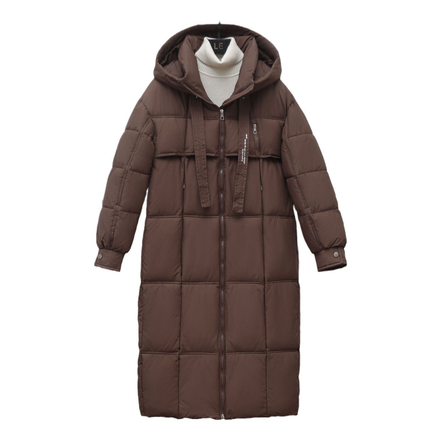 Damen Daunenparka Lang Warm Winter - IdealeKleiden