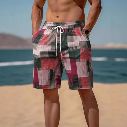 Herren Badeshorts Modern Grafik Design - IdealeKleiden