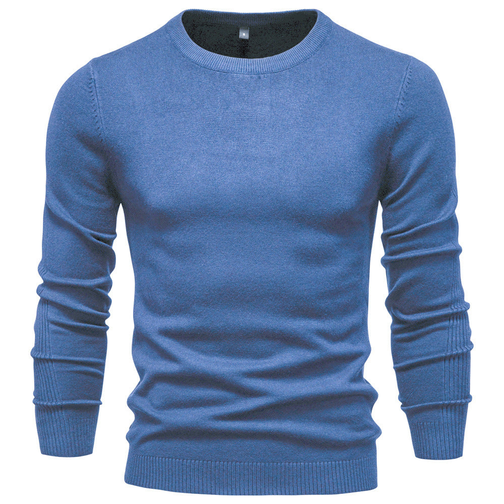 Pull homme col rond coton design élégant