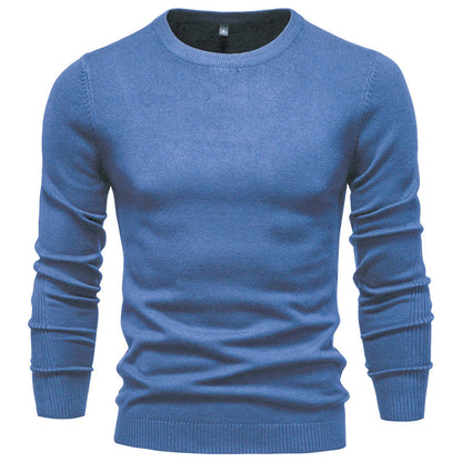 Pull homme col rond coton design élégant