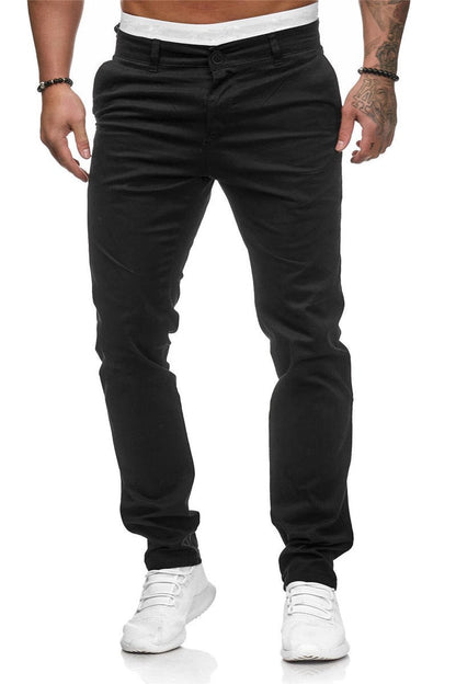 Pantalon Chino Homme Slim Fit Élégant Confortable