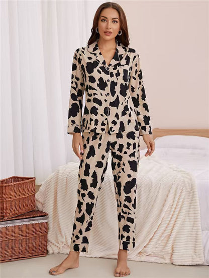 Ensemble de pyjama pour femme à carreaux confortable