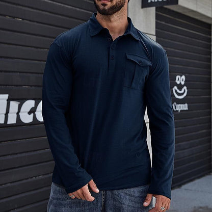 Chemise homme manches longues style moderne