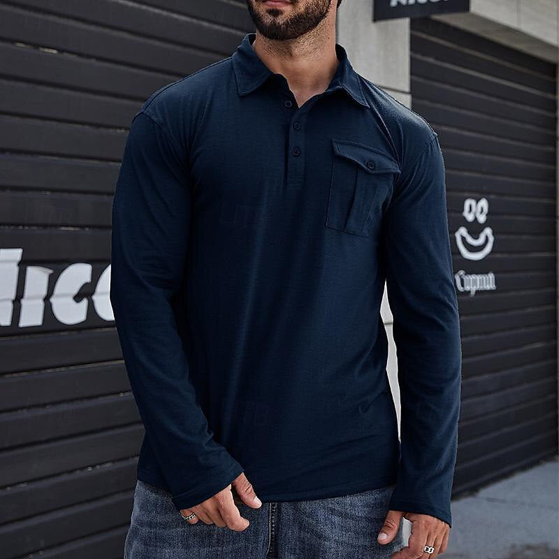 Chemise homme coton manches longues élégante