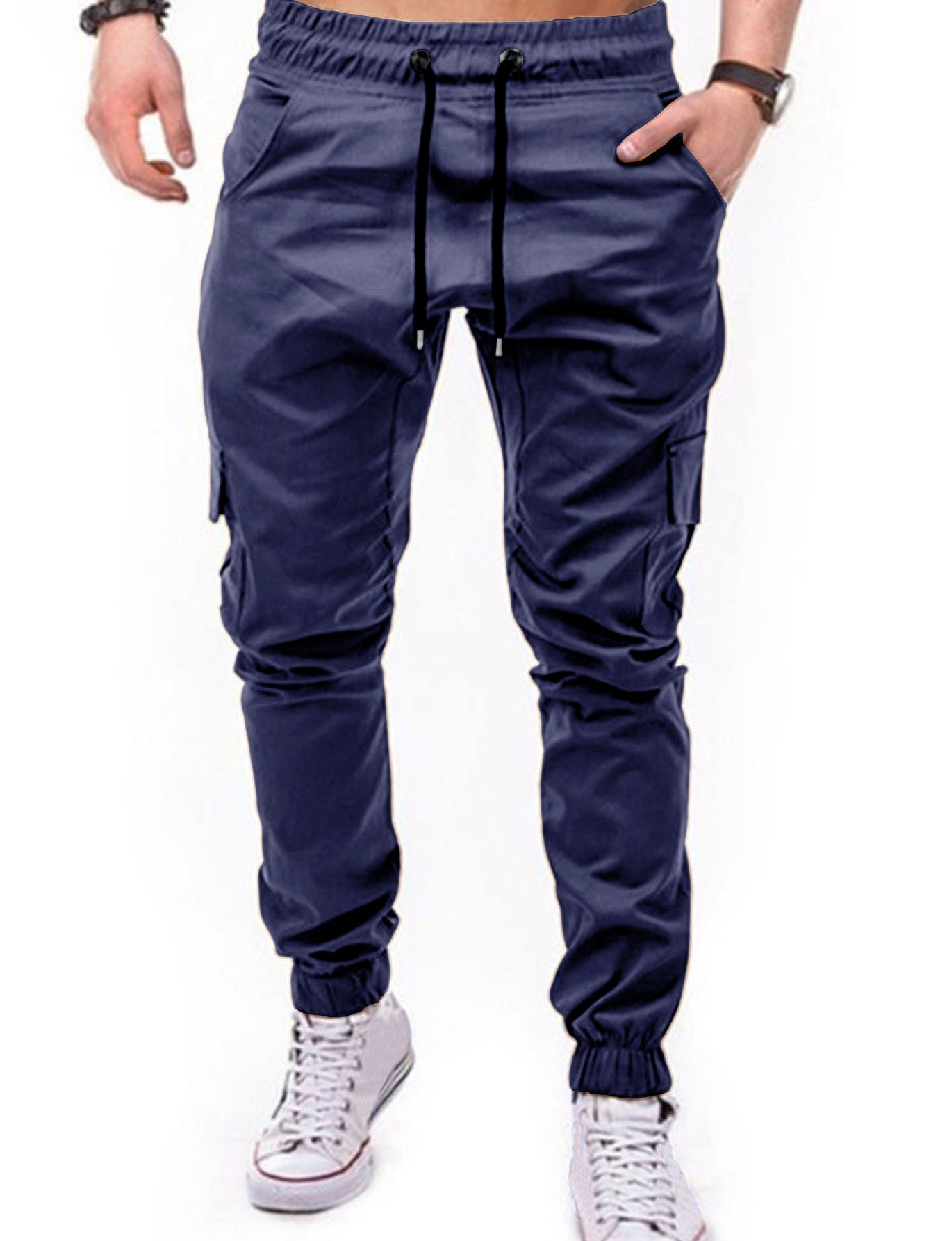 Pantalon Cargo Homme Confortable Avec Multiples Poches