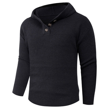 Pull homme col châle design élégant