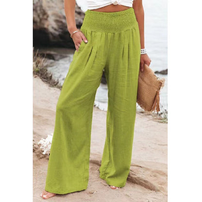 Pantalon en lin femme confortable et élégant