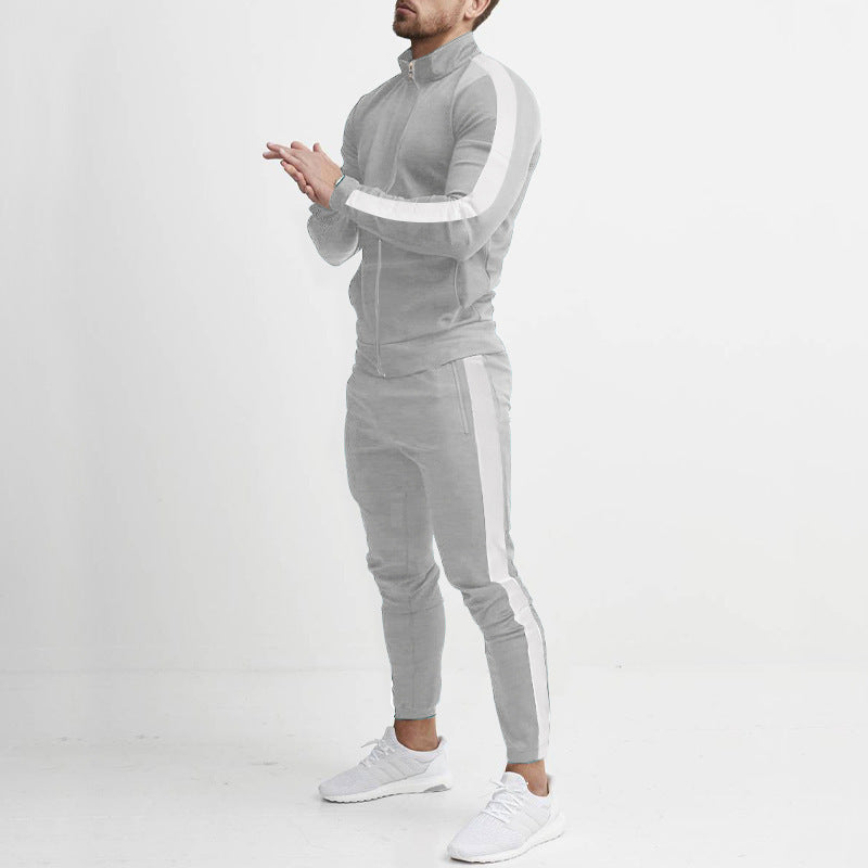 Survêtement de sport pour homme design à rayures