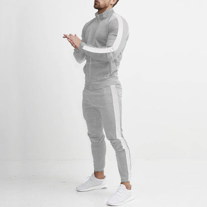 Survêtement de sport pour homme design à rayures