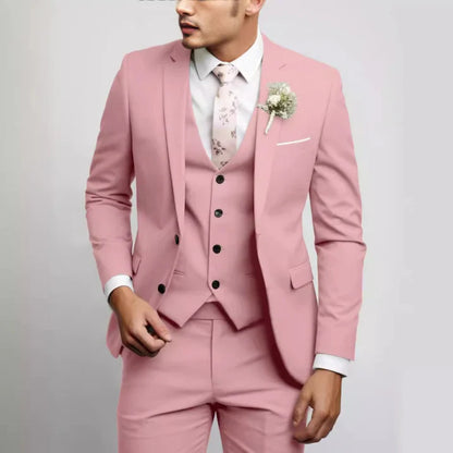 Costume 3 pièces slim fit pour homme