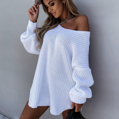 Robe pull femme Oversize Confortable Coupe ample