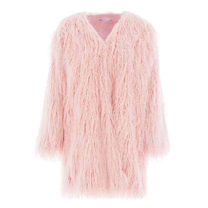 Manteau d'hiver femme doux moelleux long