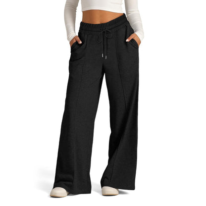 Jogging-pantalon femme Confortable Élastique Avec Poches