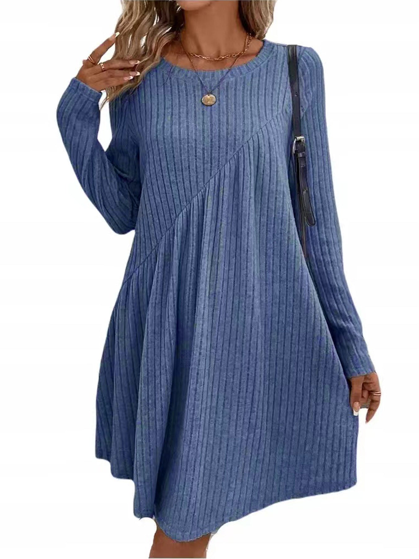 Robe Femme Décontractée Asymétrique Tendance