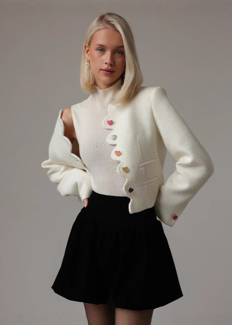 Herzlich Wolljacke Damen - IdealeKleiden