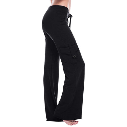 Pantalon de jogging femme confortable avec poches élastiqué
