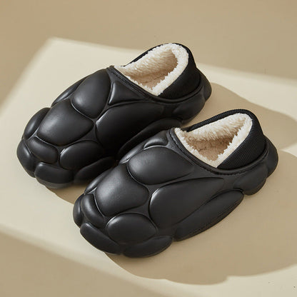 Chaussons antidérapants doux doublés pour femmes