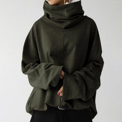Pull à col roulé uni tendance