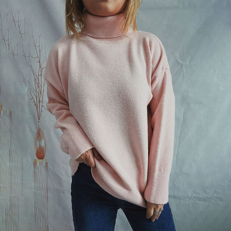 Pull en tricot simple Doux Confortable Vêtement de tous les jours