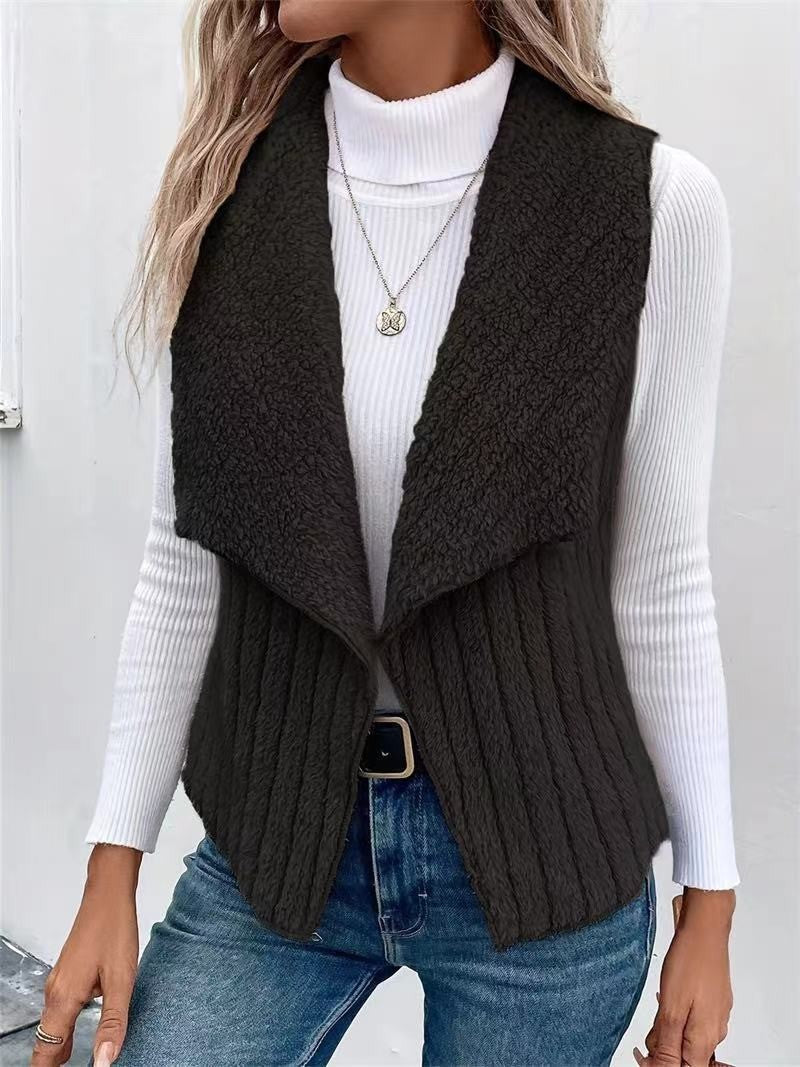 Gilet femme Effet fourrure doux Élégant