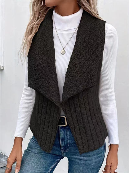 Gilet femme Effet fourrure doux Élégant